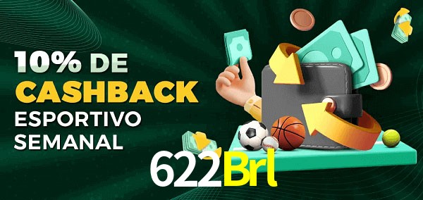 10% de bônus de cashback na 622Brl